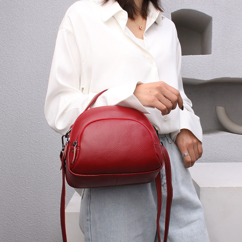 Women's Genuine Leather Mother Fashion First Layer Handbags