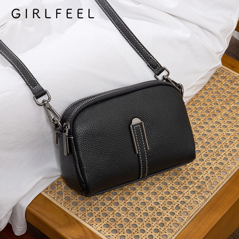 Women's Fashion Genuine Leather First Layer Cowhide Bags