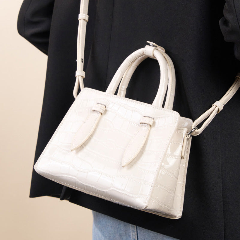 Women's Leather Fashion French Simplicity Niche Popular Handbags
