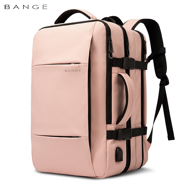 Men's Business Large Capacity Expansion Waterproof Computer Backpacks