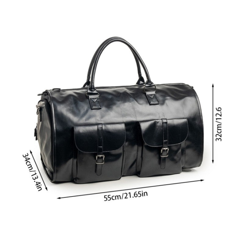 Women's & Men's & Convertible Portable Folding Garment Overnight Gym Bags