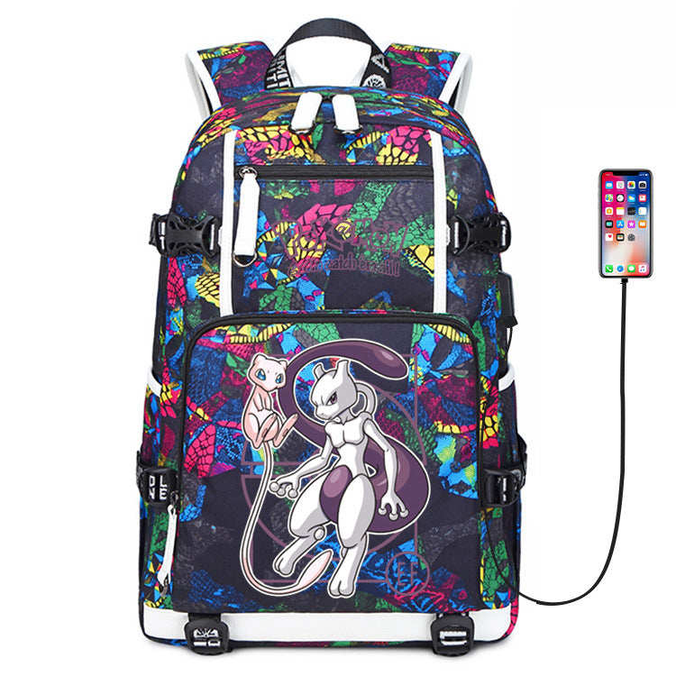 Men's Cool Magic Large Capacity Personality Elementary School Students' Schoolbags