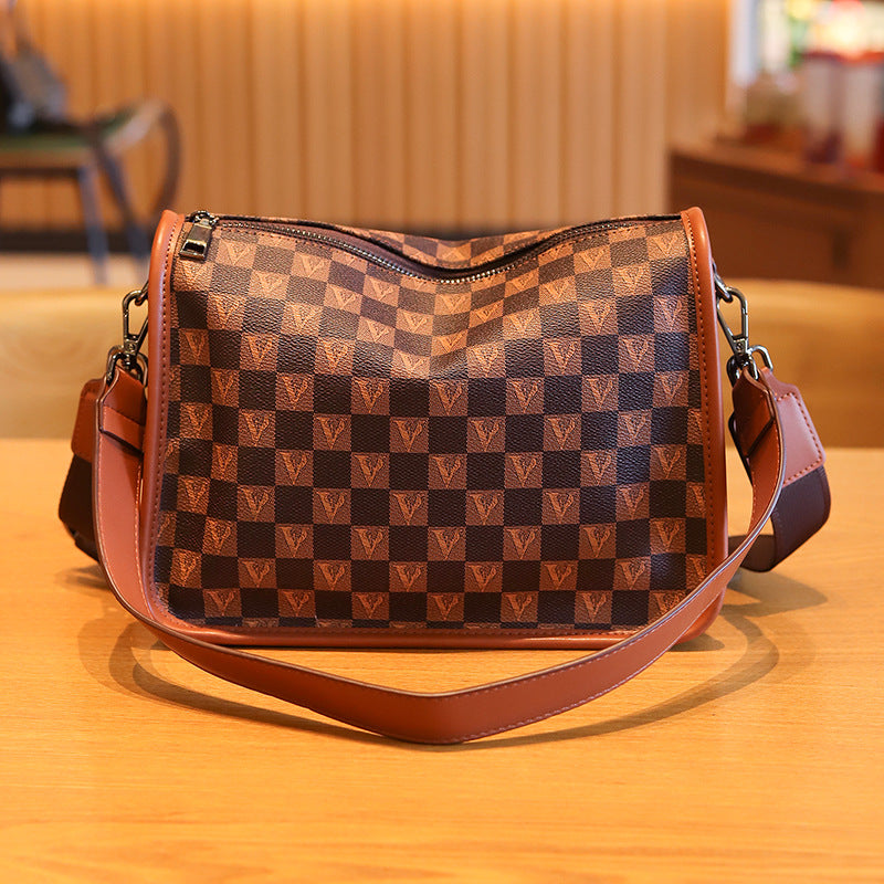 Women's Printed Pea Temperament Wild Boston Fashion Crossbody Bags
