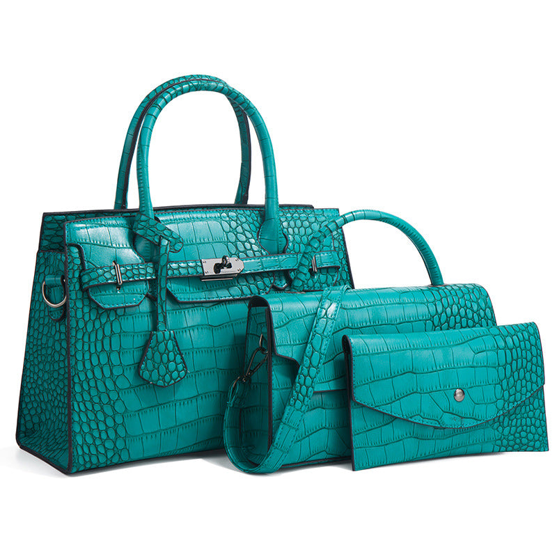 Alligator Print Fashion Trend Large Capacity Tote Bags