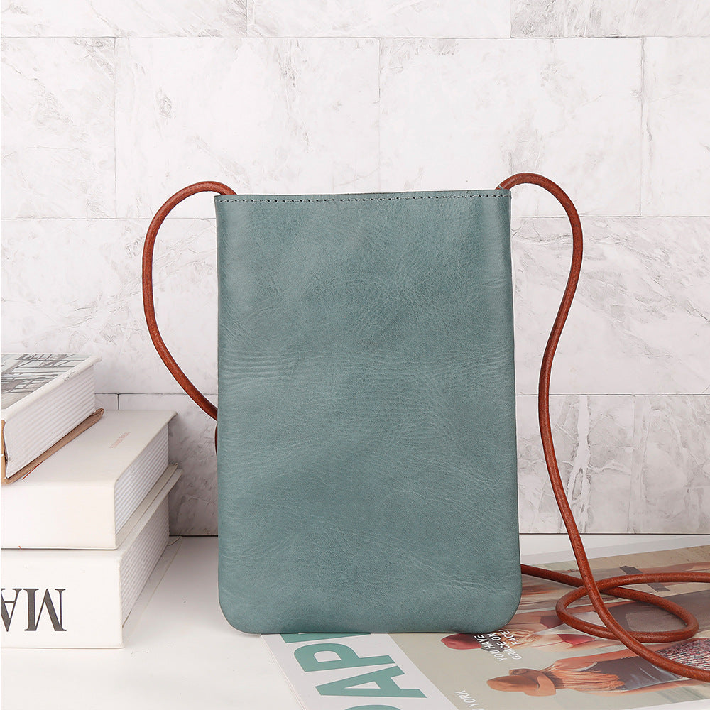 Women's Mobile Wild Leisure Genuine Leather Bags