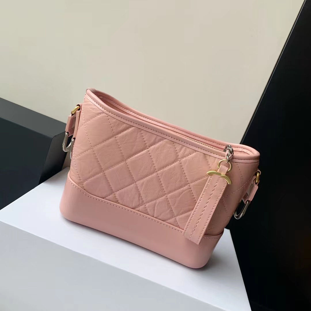 Women's Ceiling Genuine Leather Hobo Classic Style Small Square Bags