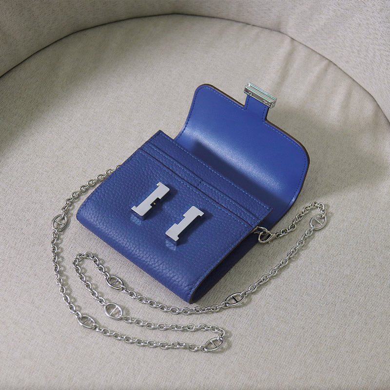 Leather Stewardess Pig Nose Chain Fashion Crossbody Bags