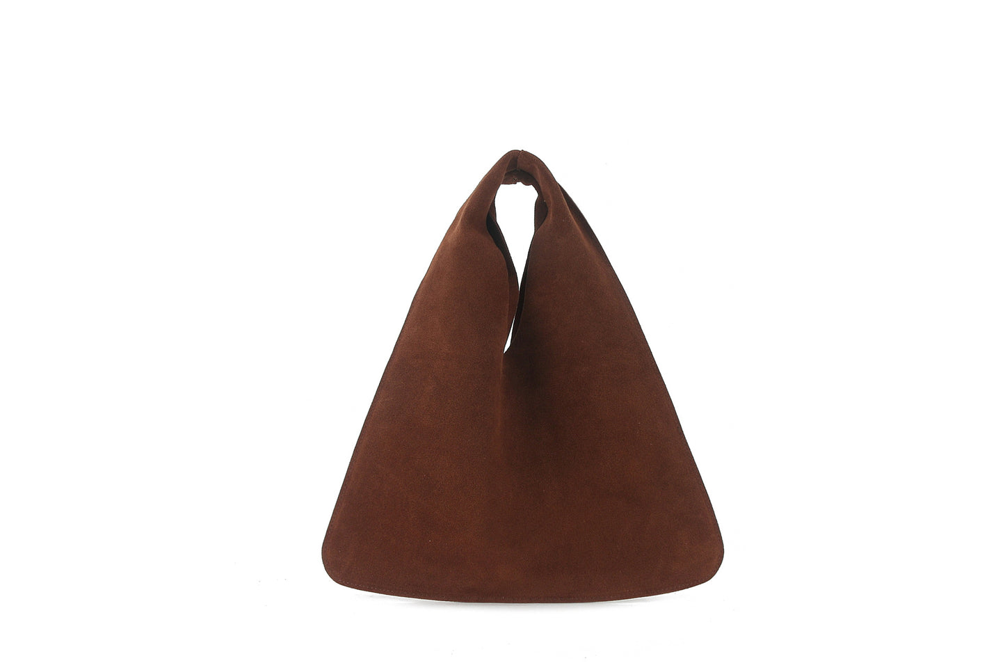 Matte Cowhide Triangle Size Wrist Fashionable Shoulder Bags