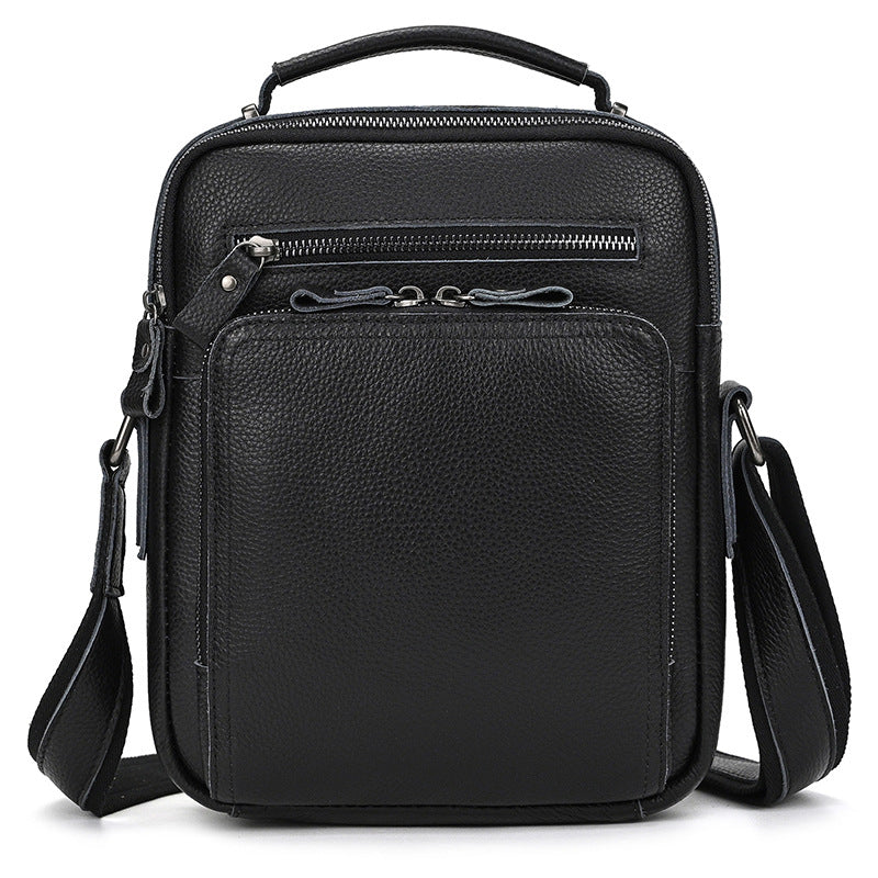 Men's Creative Glamorous Genuine Leather Fashion Men's Shoulder Bags