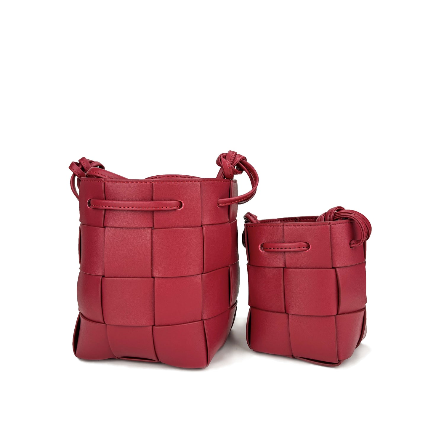 Women's Trendy Spring Woven Niche Portable Mini Bucket Bags
