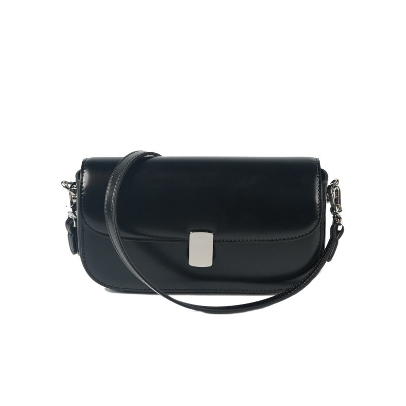 Women's Leather Minority Simple French Stick Underarm Armpit Bags