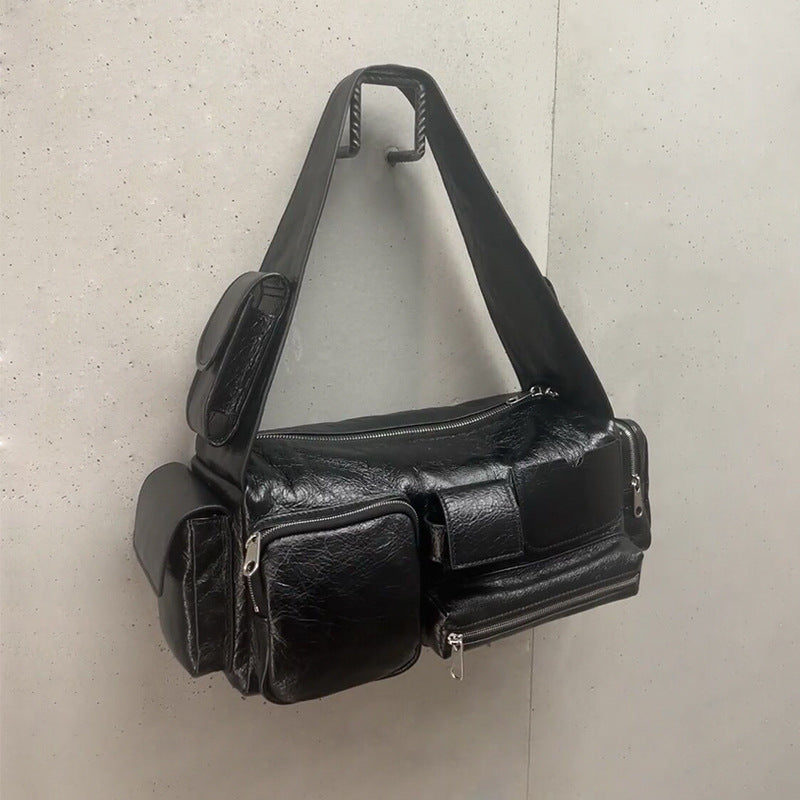 Large Capacity Multifunctional Pocket Motorcycle First Layer Armpit Bags