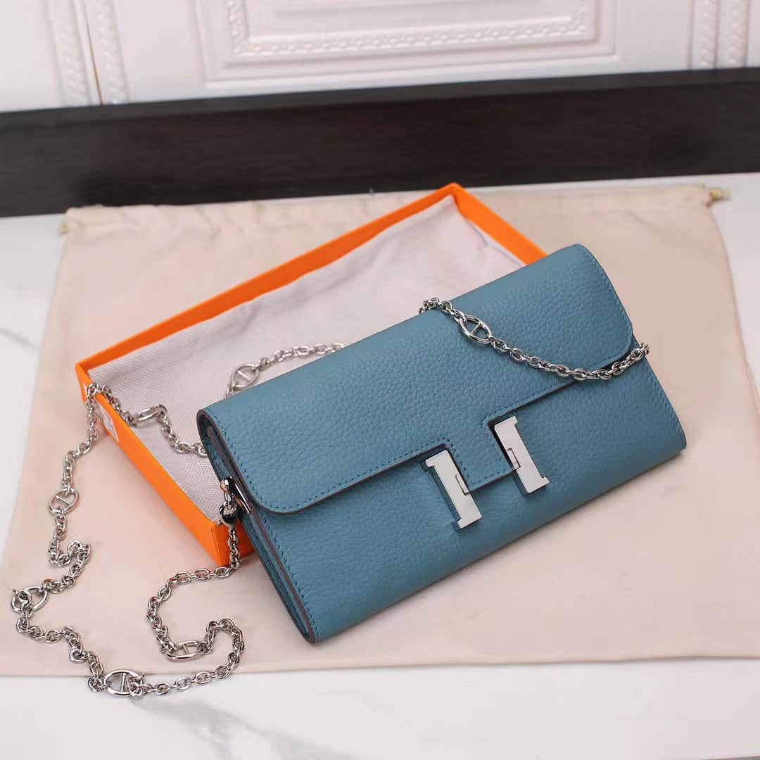 Lychee Pattern Long High Texture First Crossbody Bags