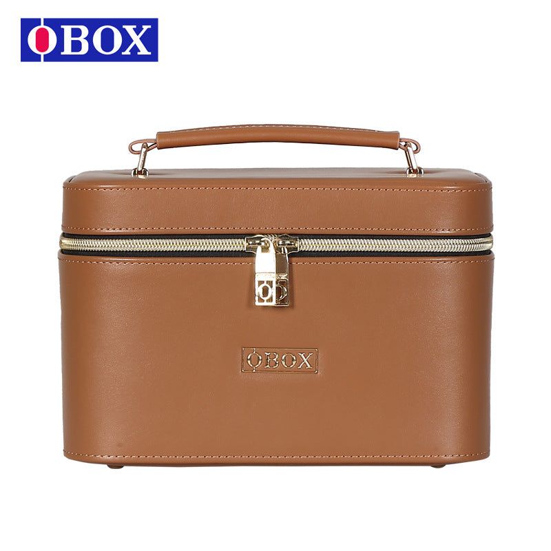 Women's With Mirror Good-looking Portable Storage Cosmetic Bags