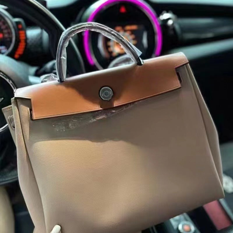 Imported Cowhide Inner Seam Canvas With Handbags