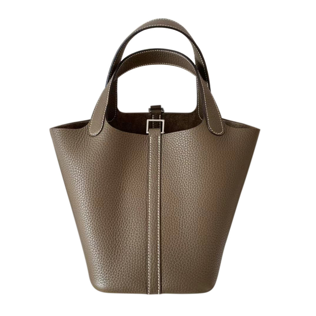 Women's Beeswax Thread Imported First Layer Cowhide Portable Bags