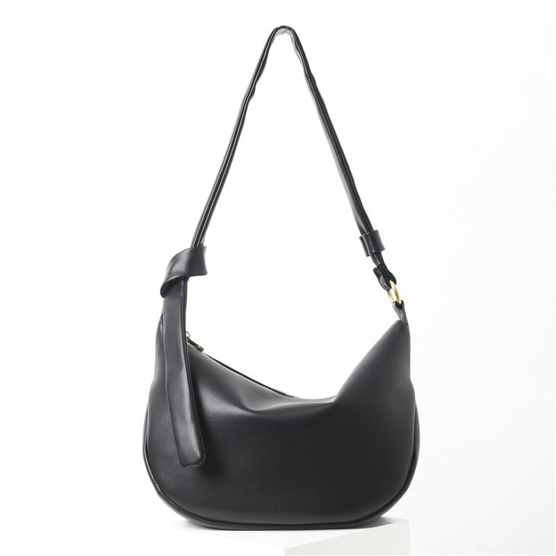 Women's Cowhide Versatile Design Simple High-grade Leather Shoulder Bags