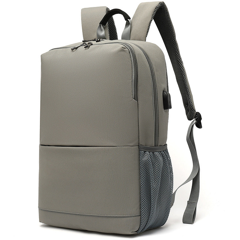 Men's Business Lightweight Computer Silk Screen Large Backpacks