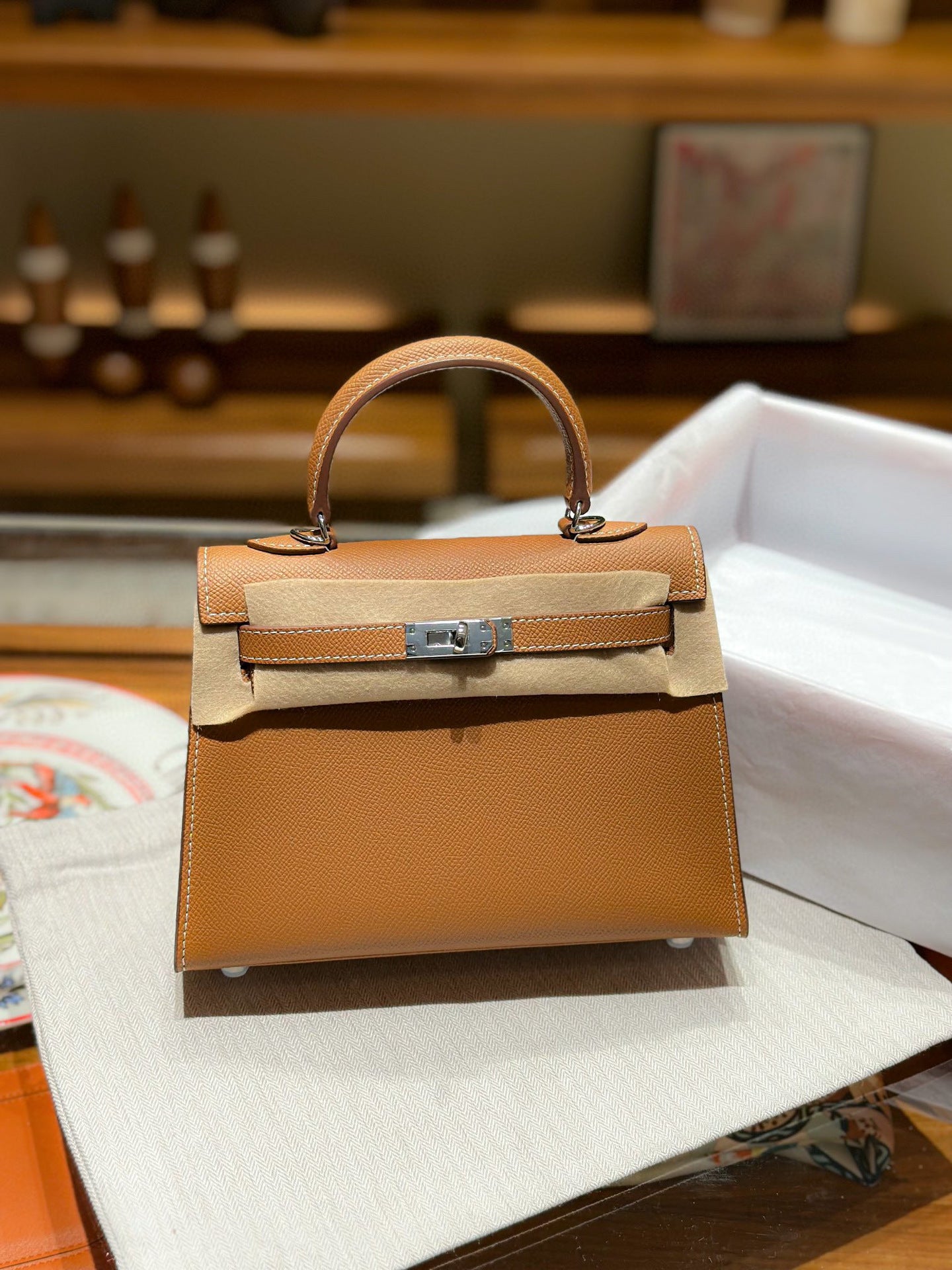 Women's Leather Second Generation Kelly Mini Fashionable Crossbody Bags