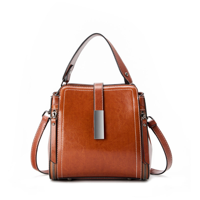 Women's Genuine Leather Large Capacity Versatile Fashion Bags