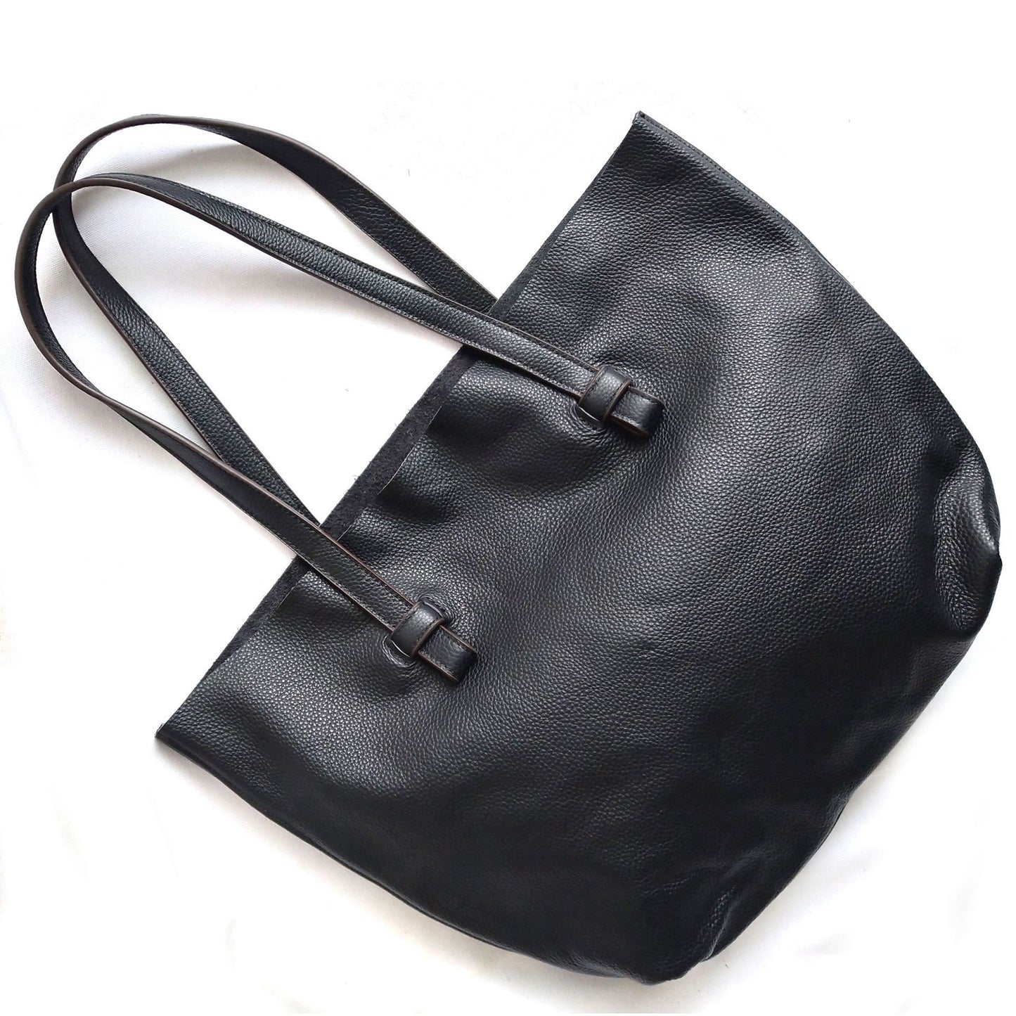 Women's Cattlehide Leather One Shopping Portable Cattle Handbags