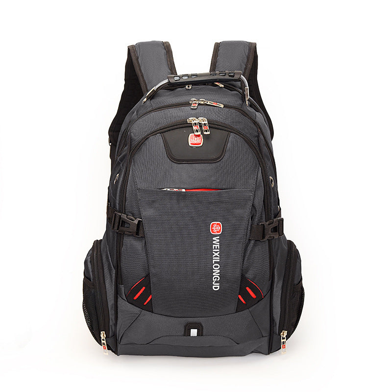 Men's Large Capacity Leisure Male College Spine Backpacks