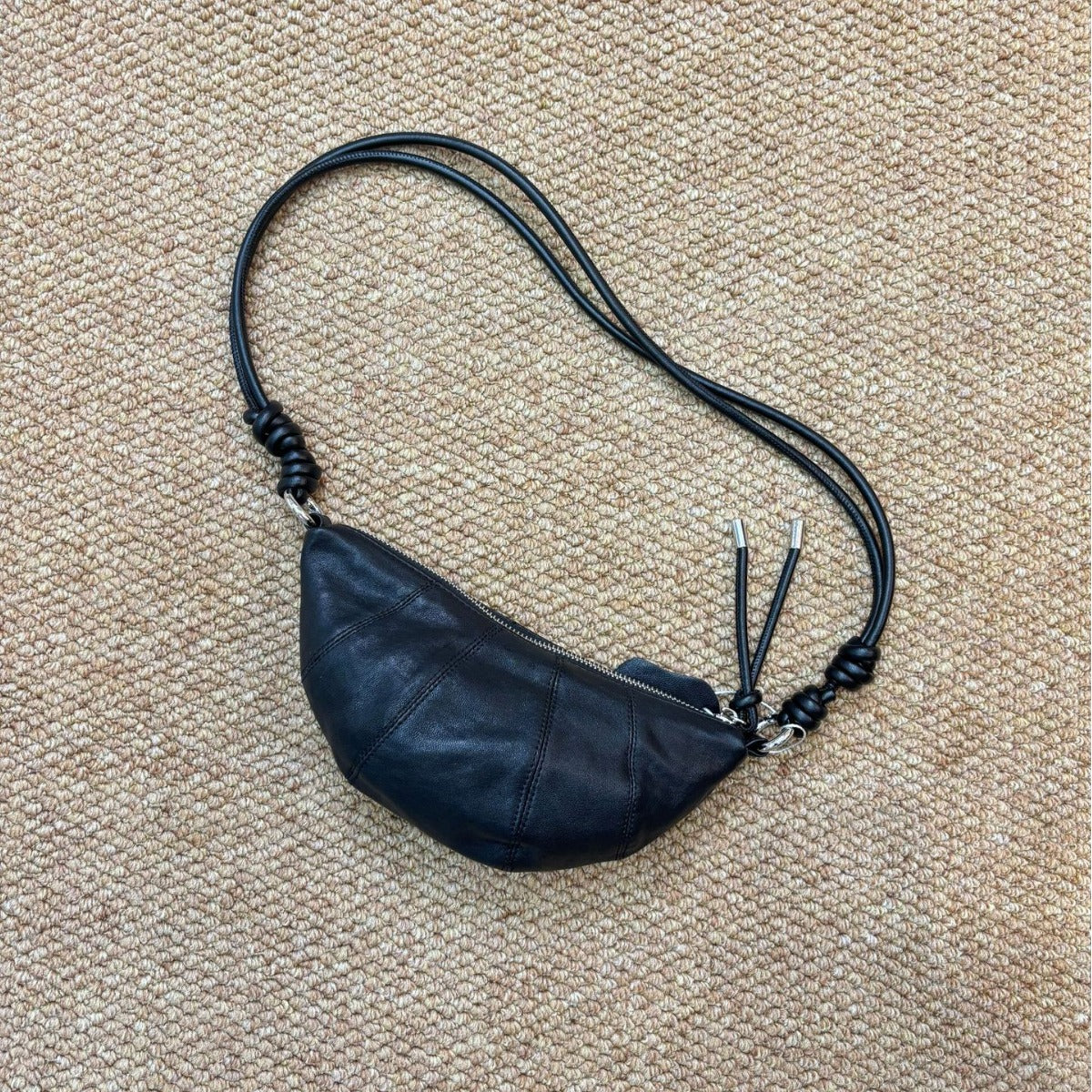 Women's Soft Horn Dumpling For Sheepskin Niche Shoulder Bags