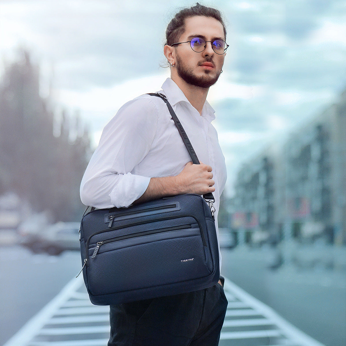 Men's Trendy Design Large Capacity Portable Business Bags