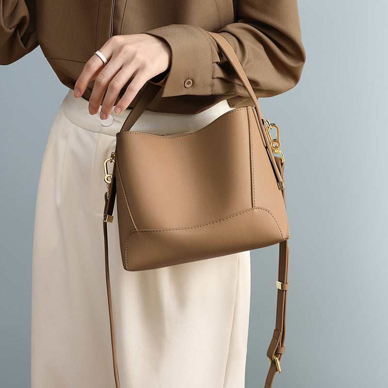 Women's Popular Leather High-grade Retro Portable Crossbody Bags