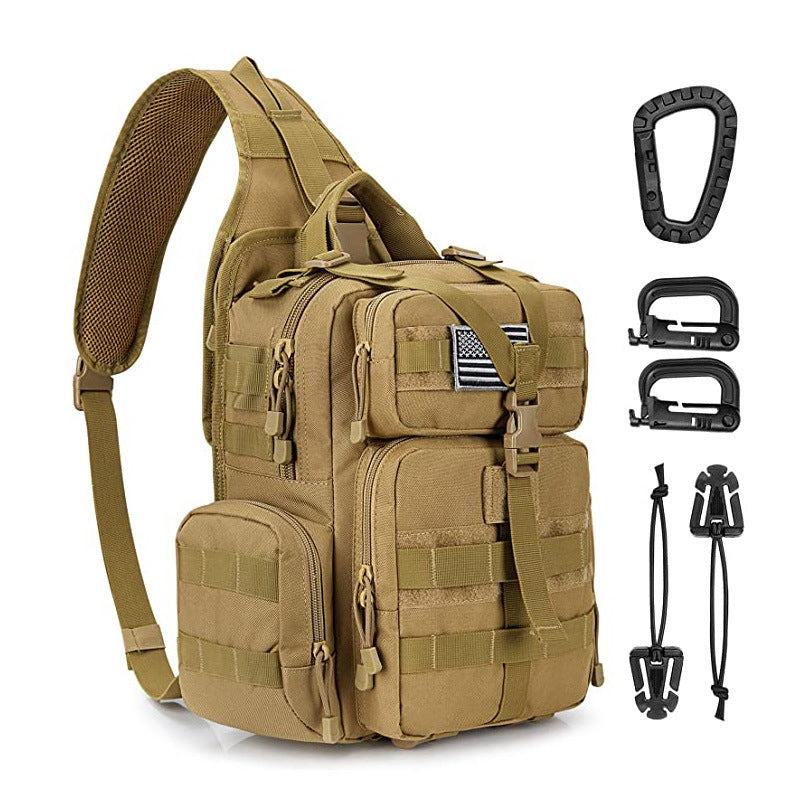 Men's Multifunctional Camouflage Combat Waterproof Oxford Hiking Outdoor Bags