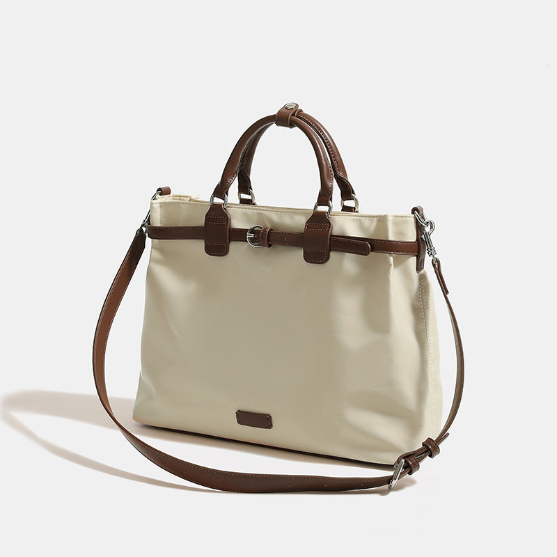 Women's Nylon Large Capacity Portable Class Commuter Tote Bags