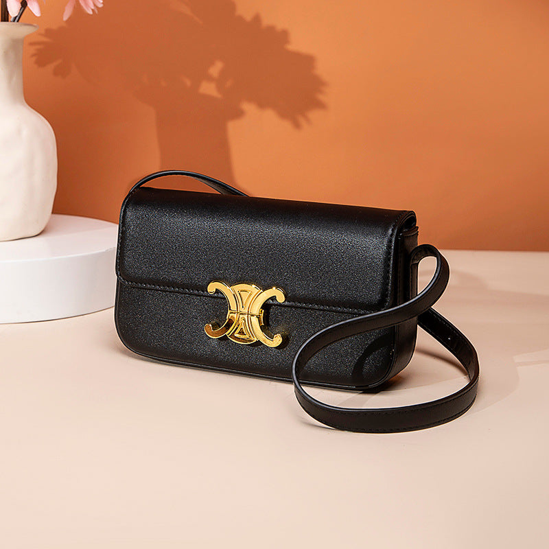 Women's Arc Old Pattern Cloth Printed Underarm Small Square Bags