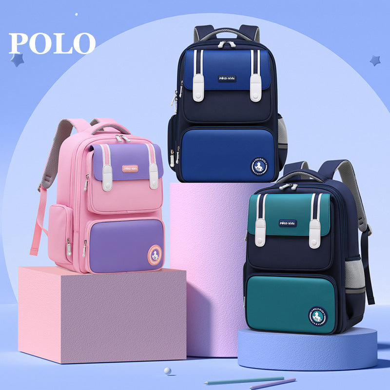 Primary Boys Burden Relief Spine Protection Elementary School Students' Schoolbags