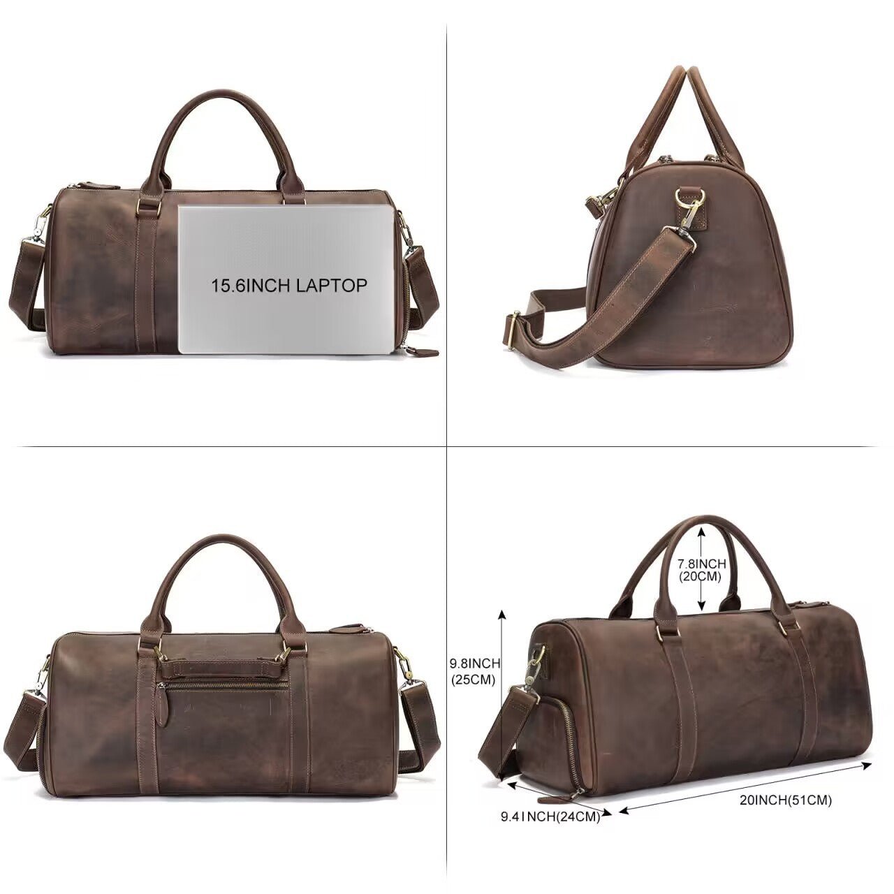Men's Short Business Trip Portable Large Capacity Travel Bags