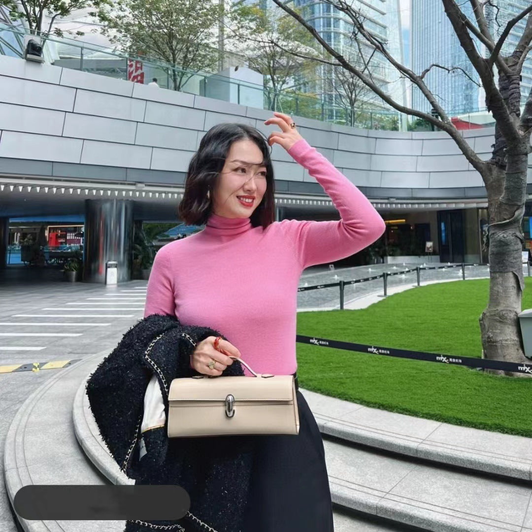 French Minority Kendall Genuine Leather High-grade Handbags