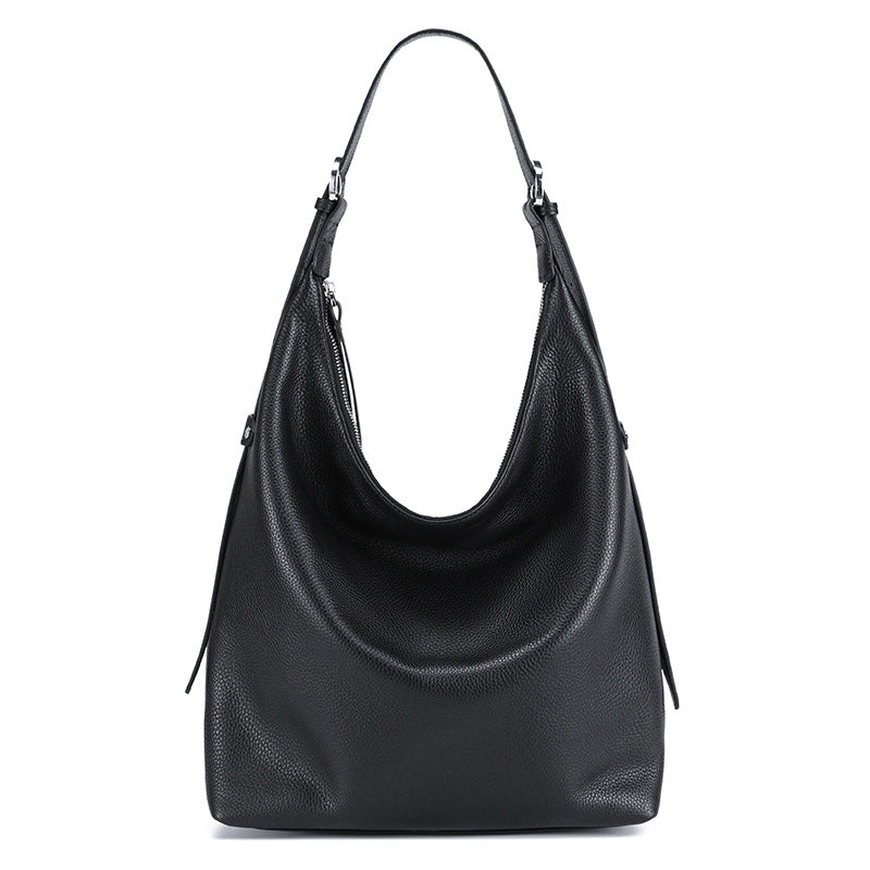 Women's First Layer Cowhide Big Leather Large Crossbody Bags