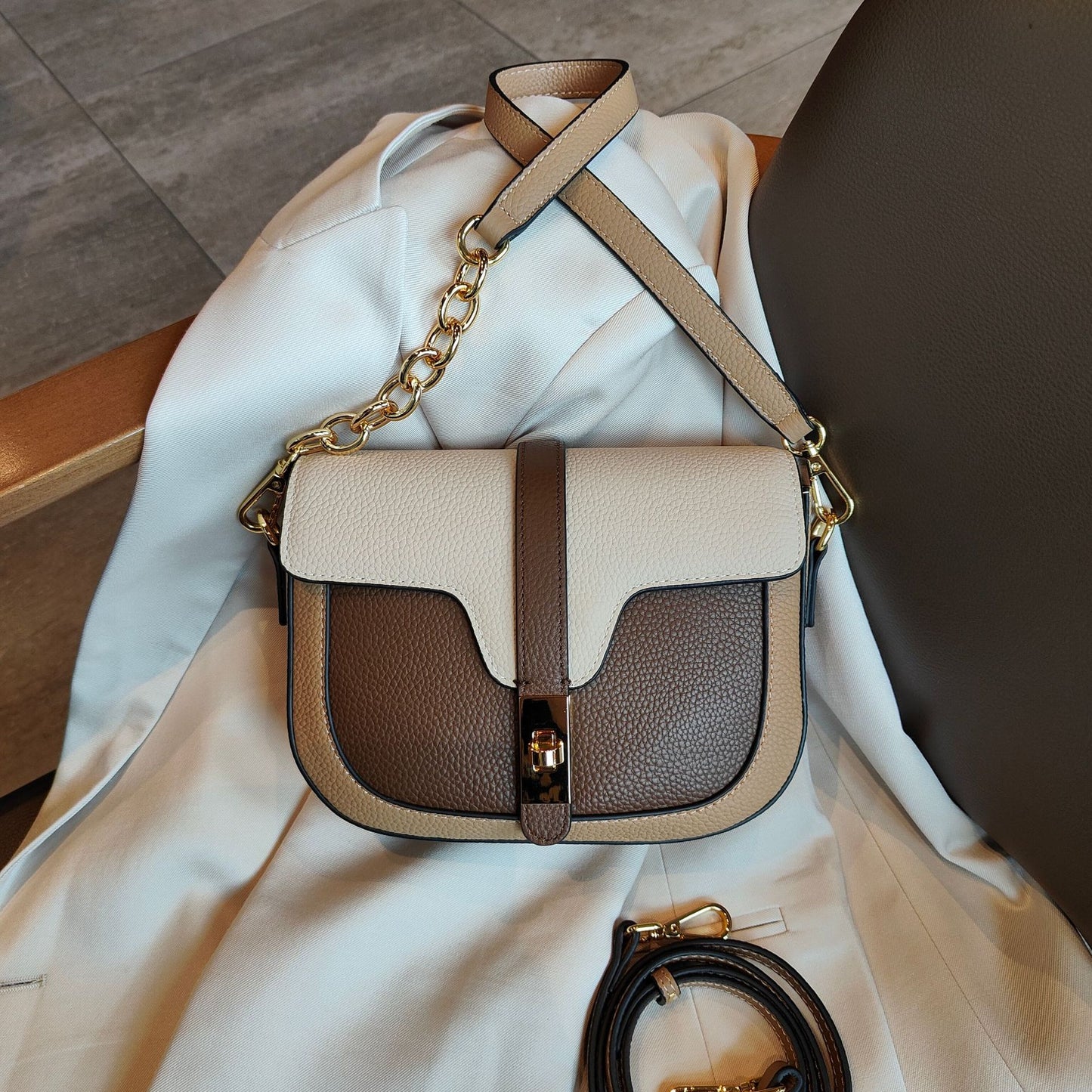 Design Vintage Saddle Premium Underarm Layer Armpit Bags