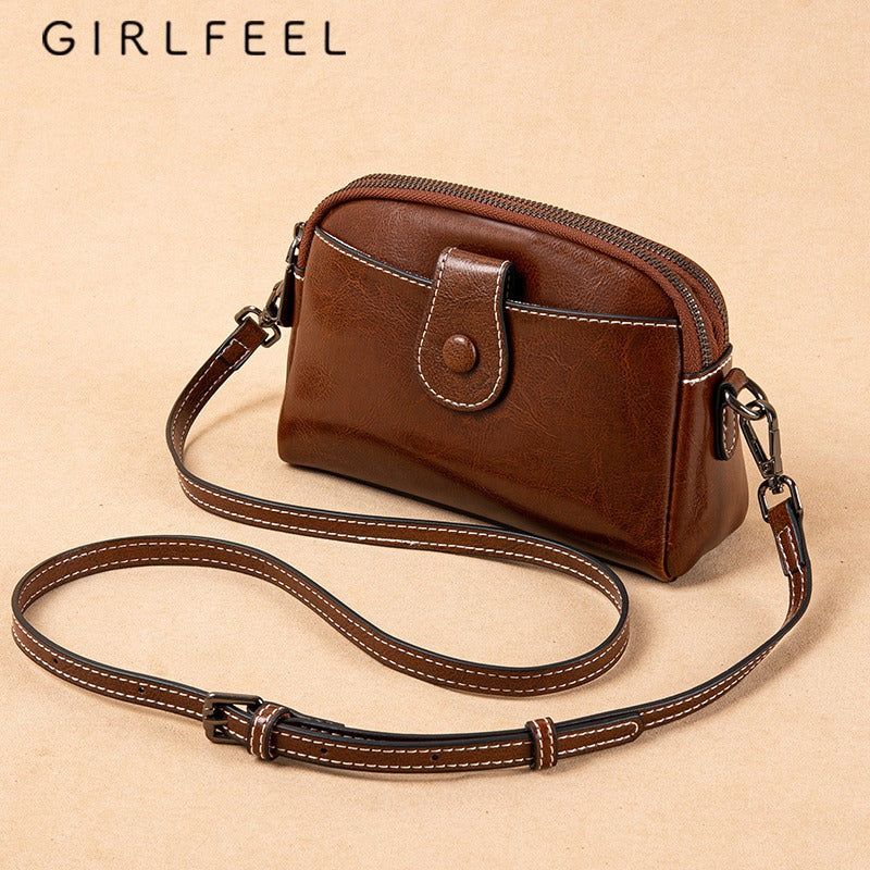 Women's New Comfortable Trendy Genuine Leather Crossbody Bags