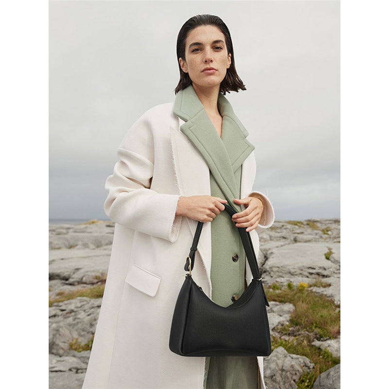 Women's Niche Design Underarm Leather Light Luxury Bags