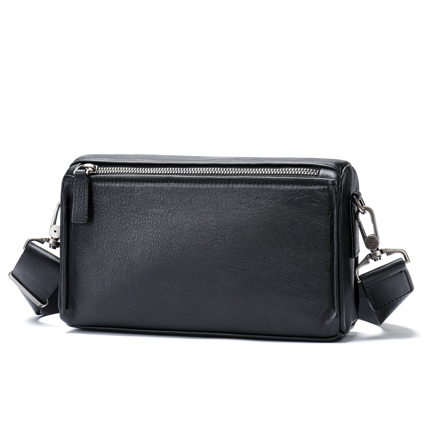 Men's Soft Leather Boutique First Layer Cowhide Men's Shoulder Bags