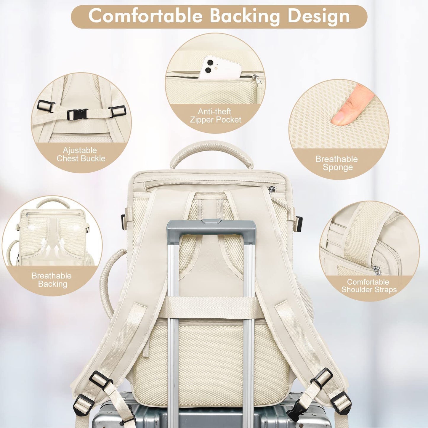 Women's New Slouchy Large Capacity Computer Backpacks