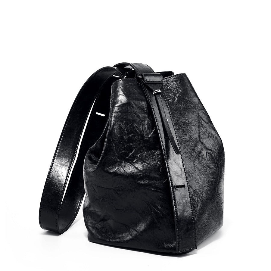 Women's Layer Cowhide High-grade Retro Genuine Leather Crossbody Bags