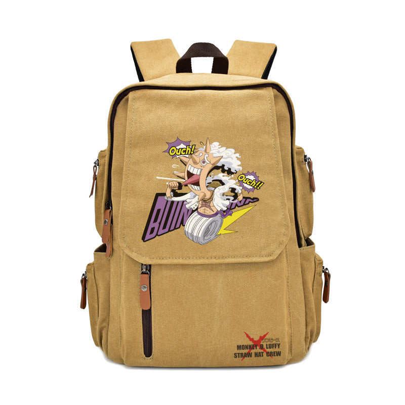 Fire Shadow Totoro One Piece Large Backpacks