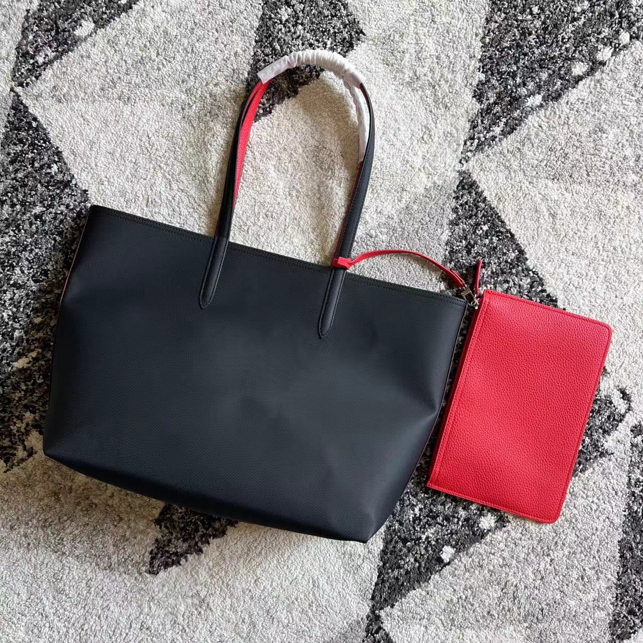 Women's Available Lacoste Shopping Large Capacity Portable Shoulder Bags