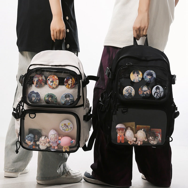 Cartoon Two-dimensional Detachable Primary Grade To Backpacks