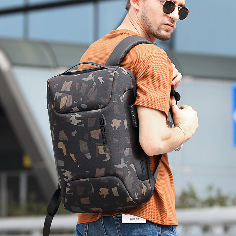 Men's Charming Bange Waterproof Business Daily Backpacks