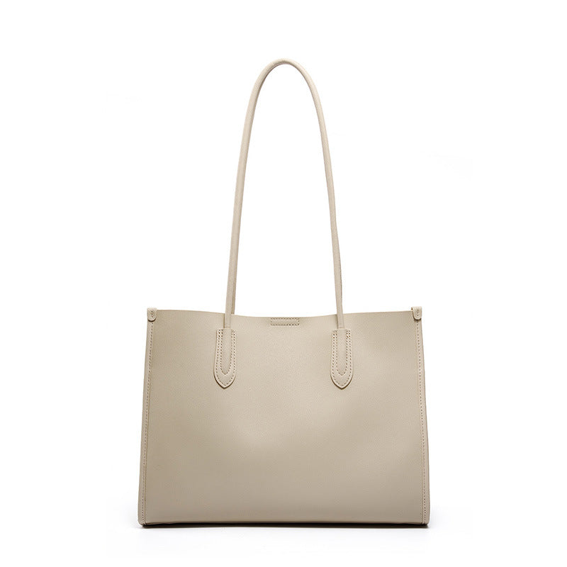 Women's Cow Leather Niche Soft Versatile Retro Tote Bags