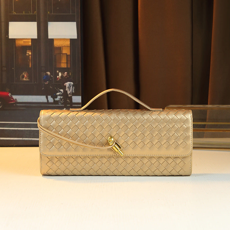 Hand-woven Everyday Joker Baguette Fashion Horizontal Handbags