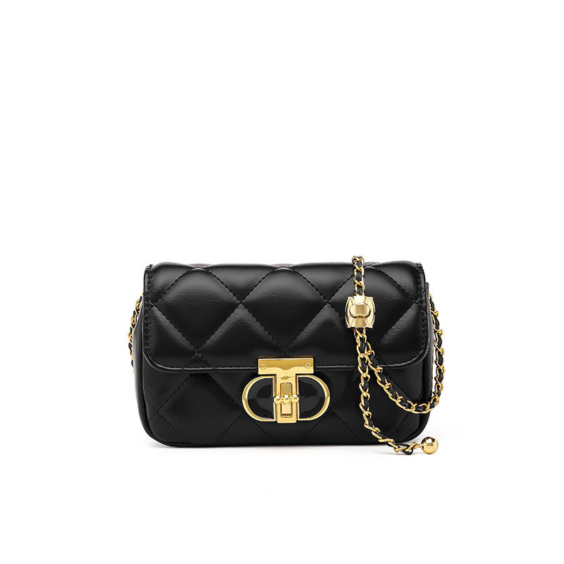 Women's Style Niche Underarm Date Commuter Diamond Pattern Simple Crossbody Bags