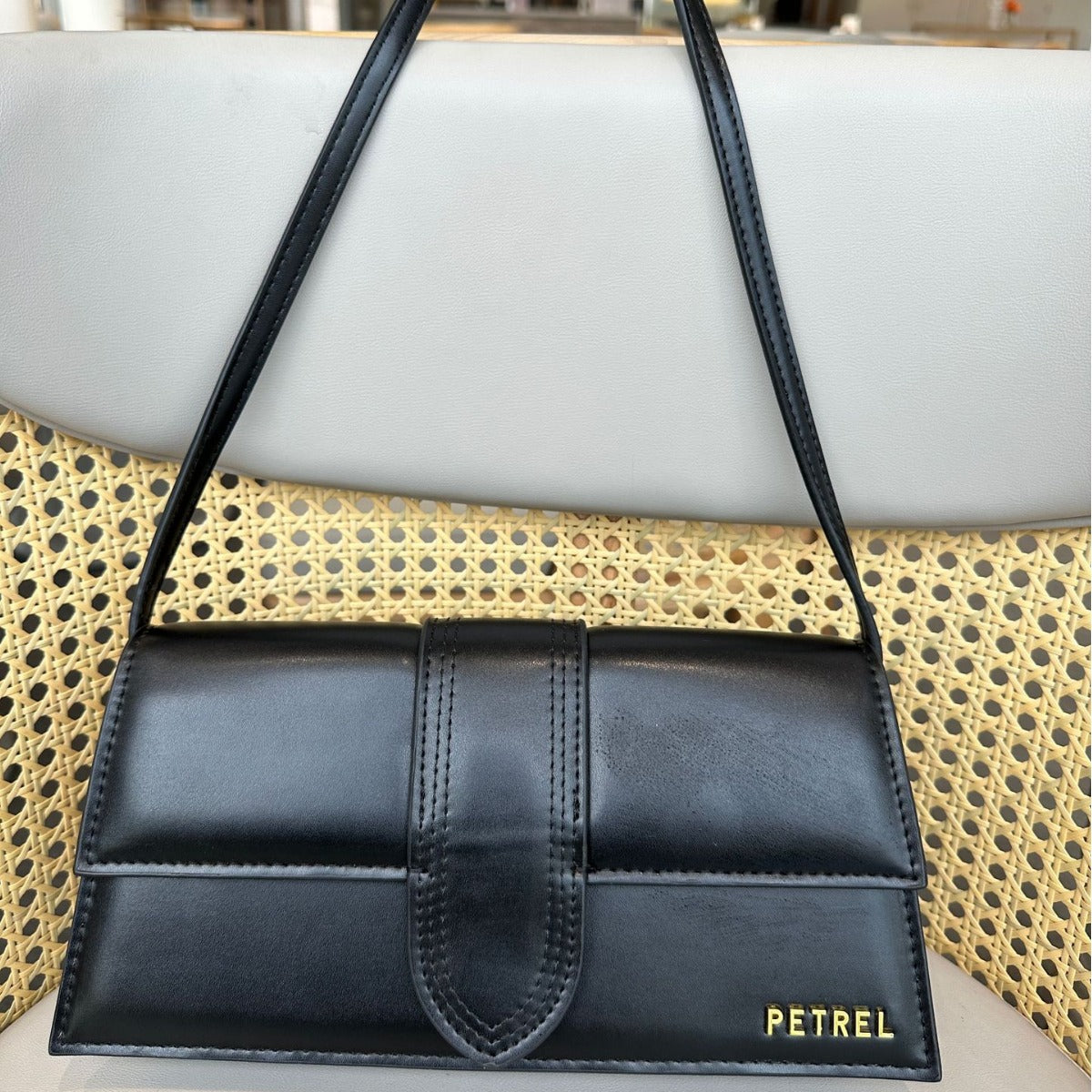 Women's High-grade Design Versatile Baguette Underarm Small Square Bags
